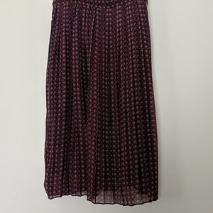 Banana Republic Pleated Midi Skirt